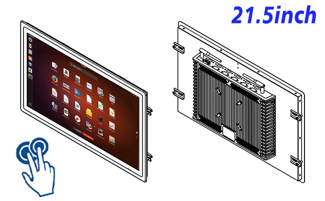 21.5-Inch High-Performance Linux Touch Display for Smart City Projects and Industrial Equipment