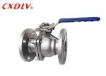 150LB Flange End Stainless Steel Ball Valve With Mounting Pad