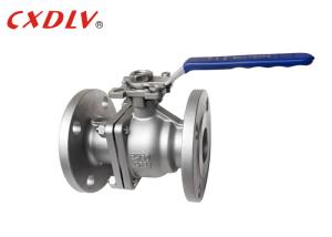 China Normal Pressure Flanged Ball Valve Handle Lever 150LB DN50 High Platform on sale