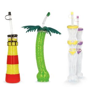 Quality 500ml Plastic Bumpy Bikini Novelty Yard Cups For Granita And Sorbet Lighthouse wholesale