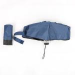 Blue Compact Wind Resistant Umbrella , Uv Protection Mens Small Umbrella