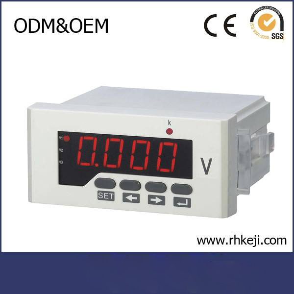 CN-AV41 120*60mm voltmeter Single phase LED Display AC/DC Voltage test meter