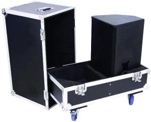 Quality Colorful 12U Flight Case Hardware Cases For Sound / Durable Rack Case wholesale