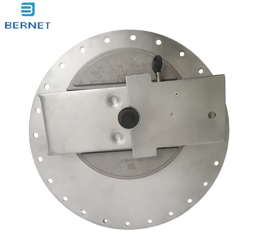 Bernet 16inch MC460T Iron Steel Durable Manhole Cover for Fuel Tank Truck