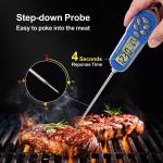 Waterproof Instant Read Digital Food Thermometer For Meat Cooking