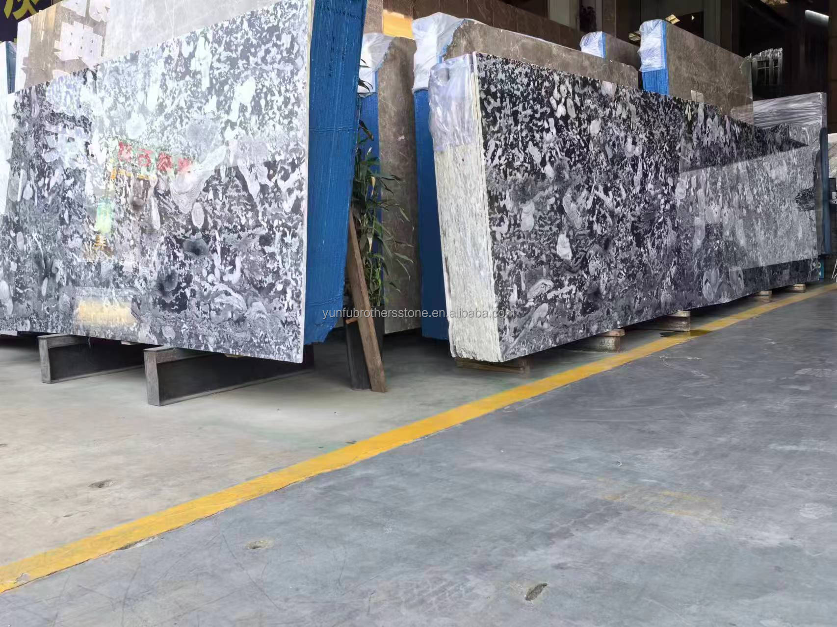 Modern Blue Granite Slab Polished for Hotel and Home Decoration within Brothers Stone