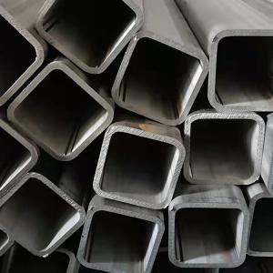 Quality BS EN ASTM 201 Stainless Steel Square Tube Matt Surface 1.5mm Thick wholesale