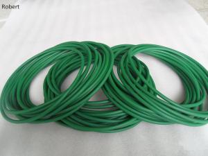 Quality Green Color Endless Polyurethane Round Timing Belts , O Ring Drive Belts wholesale