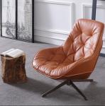 Industrial Modern Design Genuine Leather Leisure Chesterfields Single Seater