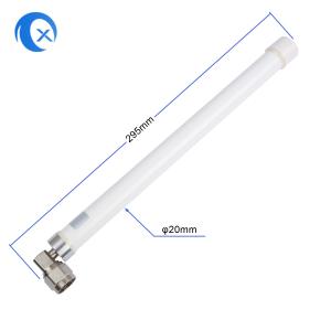 Quality 6dBi 4G LTE Fiberglass Base Station Antenna With Right Angle N Male Connector wholesale