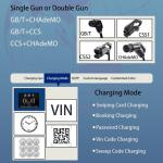 180KW CCS GBT Commercial Electric Vehicles DC EV Charging Stations Fast EV
