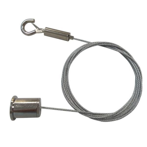 Cable Suspension Kit Ceiling Mounted Metal Cable Hook Gripper System For Sound