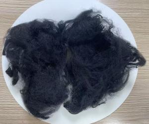 Quality Polypropylene Staple Fiber 6D×100mm UV Resistant Black wholesale