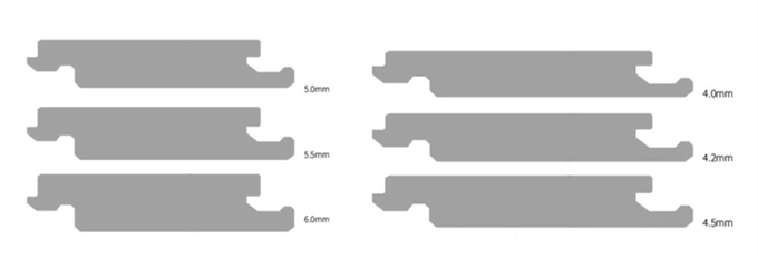 1220mm SPC Click Flooring Eco Friendly Shock Resistant GKBM JR-W17002