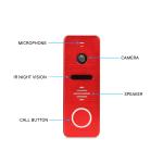 Top Sale Two Way Intercom 4 wire Video Smart Door Bell AHD1080P video door phone