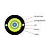 Buy cheap Communication Optical Fiber Cables Lightweight 2 Core Round Drop Cable from wholesalers