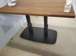 Sandy Texture Dining Table Pedestal Base Hospitality Furniture Cast Iron Table