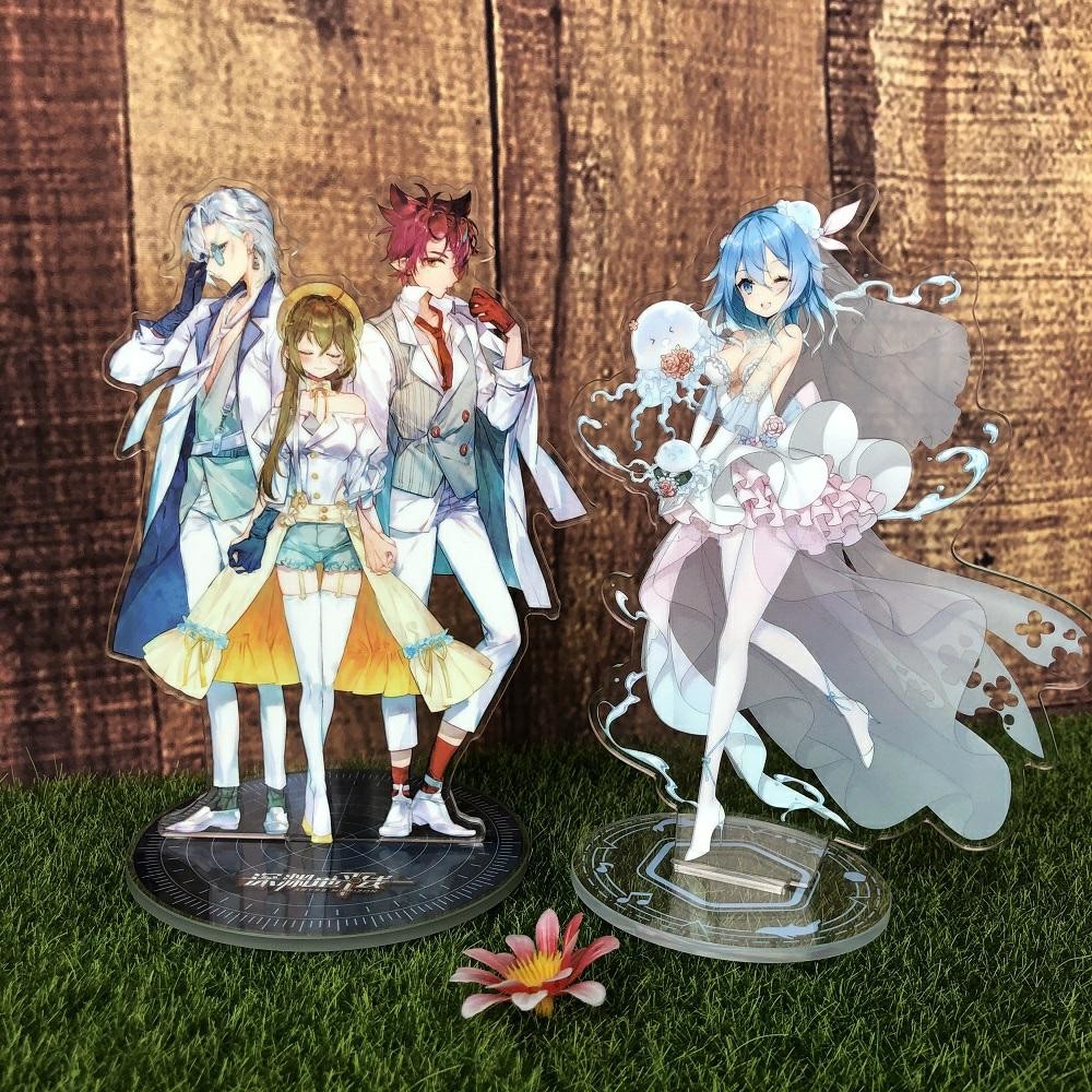 Holographic Anime Acrylic Standee Cartoon Cut Out Standee For Home
