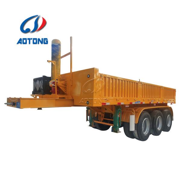 Manual Transmission 60 Cubic Meter Tipper Trailer 40 Ton Sand Tipper Trucks Logo