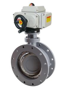 Quality Double Eccentric DN80 DN125 Electric Flange Butterfly Valve wholesale