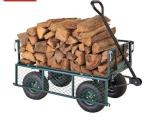 Four-wheel Garden Trolley Cart Heavy Duty Folding Utility Steel Hand Truck for