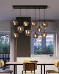 Nordic Pendant Light Hook Chandelier Industry aesthetic room decor Glass Lamp