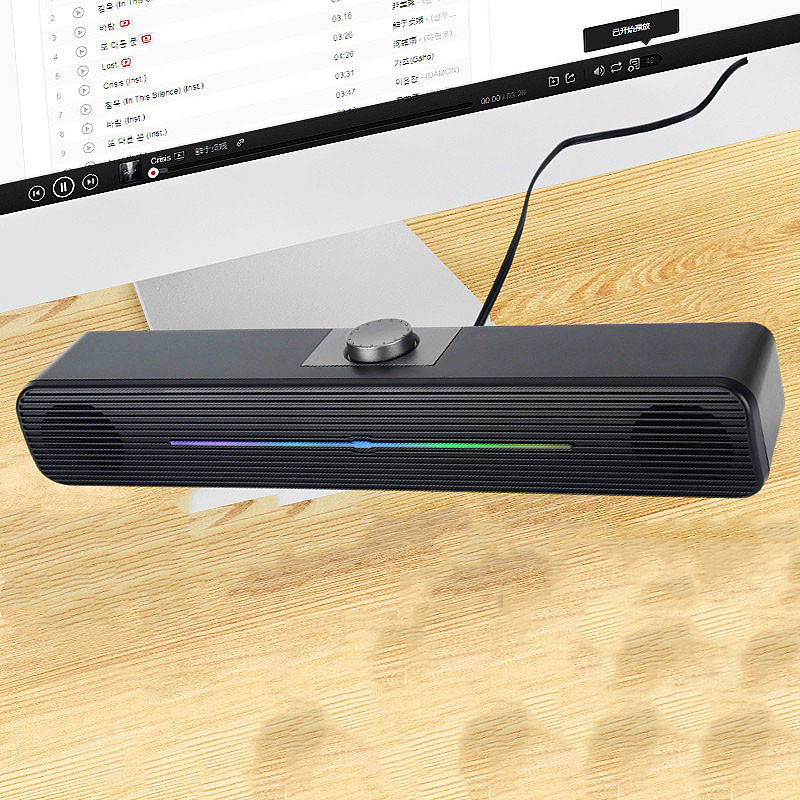 USB Input 10M Bluetooth 5.0 Soundbar Wireless Computer Soundbar