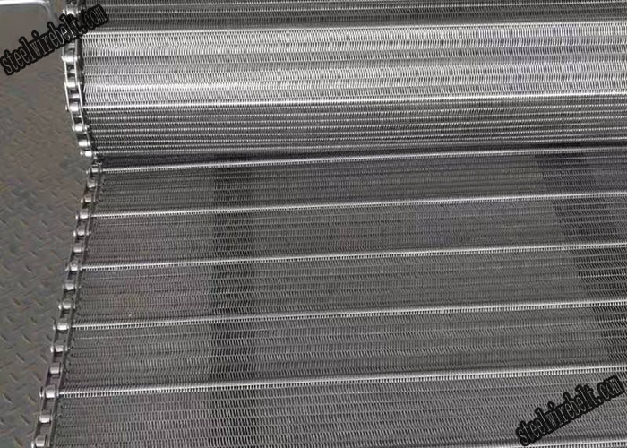 Hygienic 300~2000mm Width SUS304 Weave Conveyor Belt