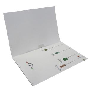 Quality Craft Paper Wedding Singing Greeting Cards Hot Stamping Homemade wholesale