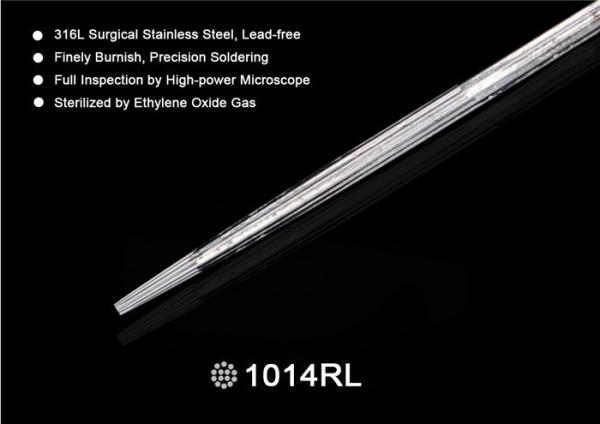 316L Textured Sterile Tattoo Needles Round Liner , Round Shader , Magnum ,