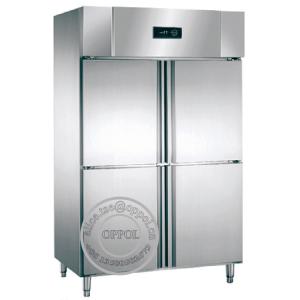 Quality OP-A806 Four Stainless Steel Doors Freezer Refrigerated Cabinet Manufacturer wholesale