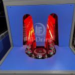 500BPH Semi Auto Double Station Blow Molding Machine 2 Cavity