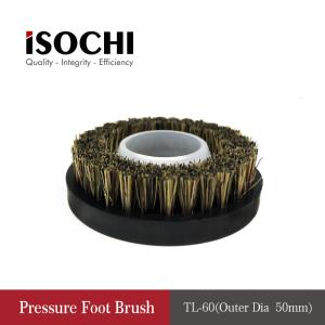 China Round Shape Pressure Foot Brush , PCB Routing Machine Cleaning Brush OD 46mm on sale