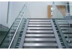 Balcony Frameless Glass Deck Railing Systems Stainless Steel Standoff 850-1200mm