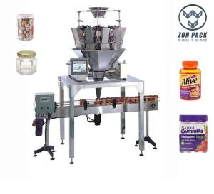 Quality 30 Jars / Min Automatic Plastic Glass Jar Packing Machine For Candy Snack wholesale