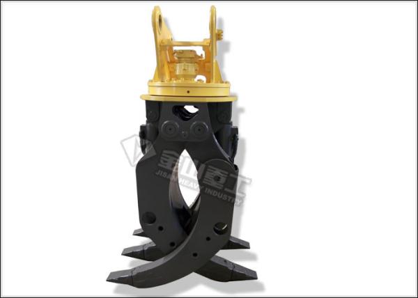 Timber Grab Hydraulic Log Grapple Wide Opening Jaws For 20 Ton Komatsu PC200