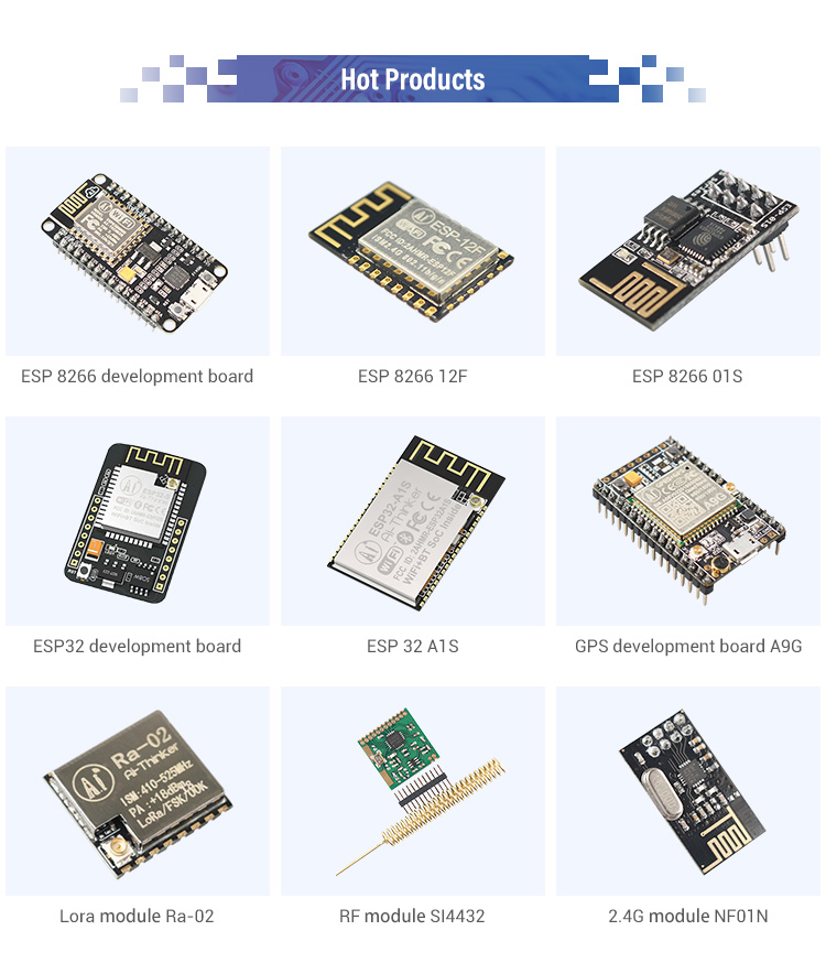 Ai-Thinker WIFI Bluetooth BLE Beacon Module ESP32-CAM Development Board Integrated Circuit Module