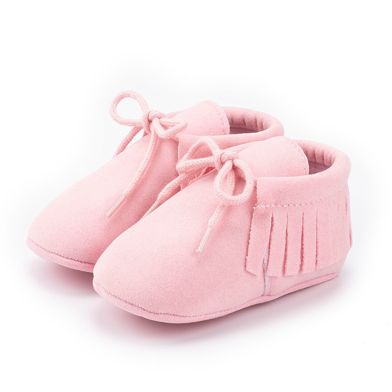Wholesale Faux suede tassel Anti-slip slip on moccasin infant Walking shoes Baby shoes