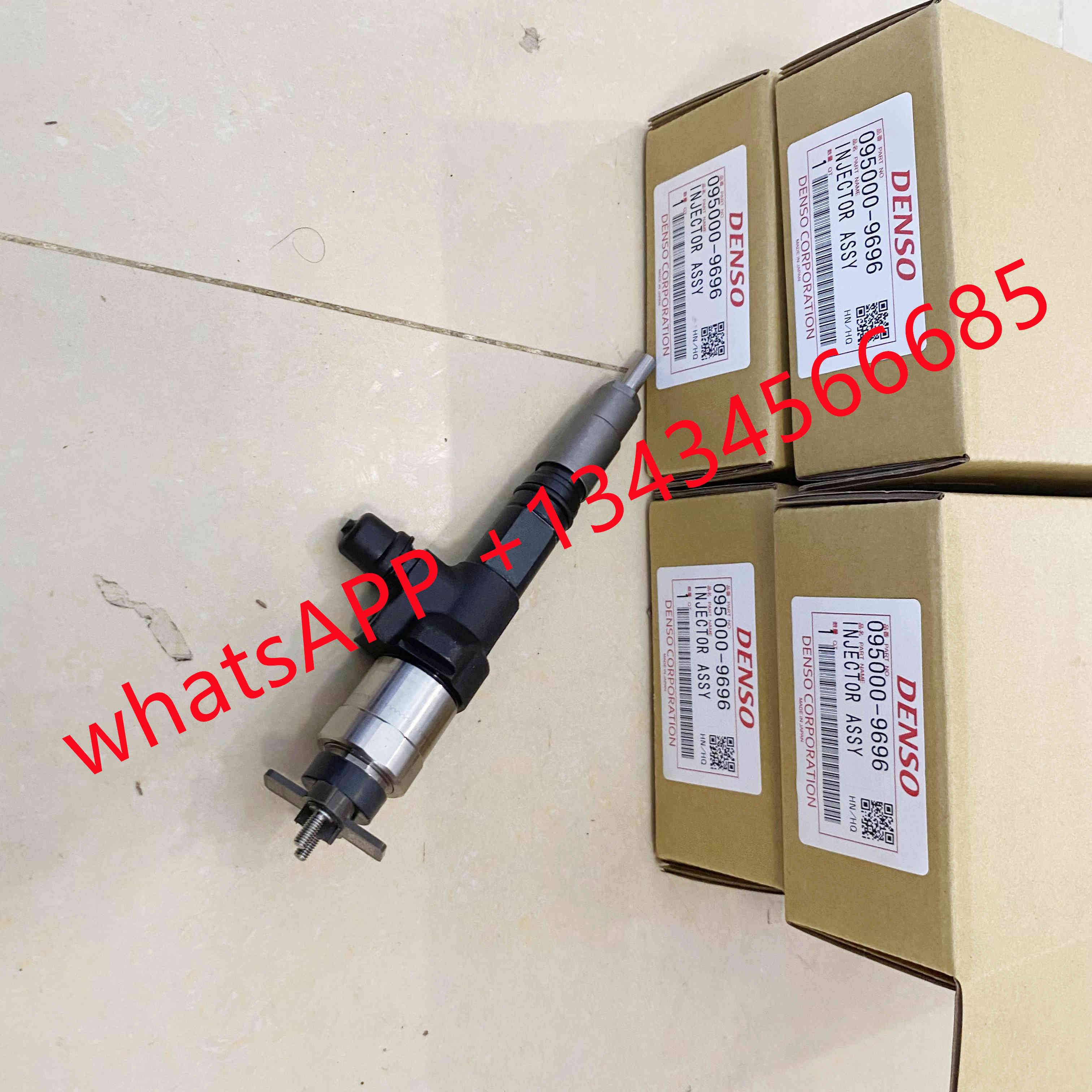 Genuine Common Rail Injector 095000-9690 095000-9696 095000-9697 095000-9698 1J500-53051 For KUBOTA INDUSTRIAL V3800
