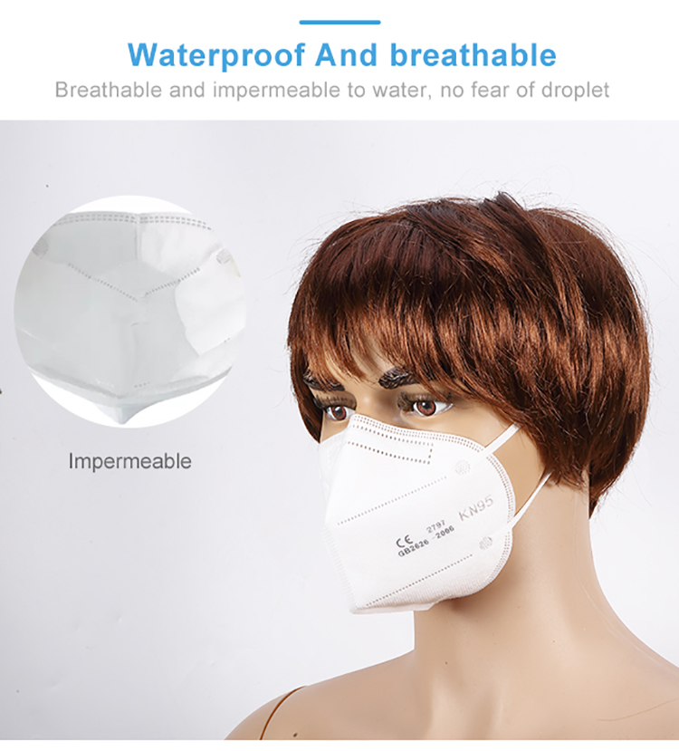 Support samples Stock White list factory CE FFP2 KN95 mask face mask KN95 certified