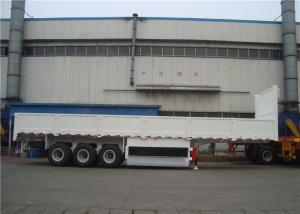 Quality 40-100 Ton Steel Side Wall Semi Trailer Heavy Duty I Beam With LED Light wholesale