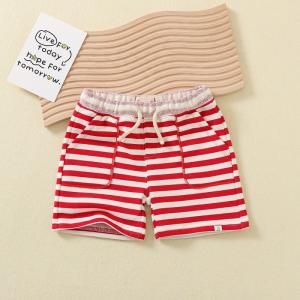 Quality Hot Sale Baby Clothing Shorts Drawing Pant Solid Color 100% Cotton Summer OEM Service Unisex Straight Knitted Plain Dyed wholesale