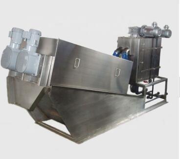 Automatic Stainless Steel Volute Filter Press / Spare Part Screw Press 25 - 75KW