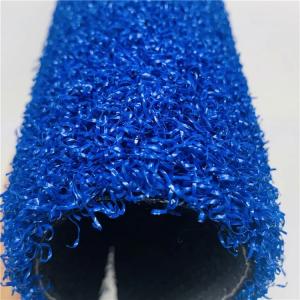 Quality Coloured Blue Yarn Padel Tennis Court Artificial Grass 15mm wholesale