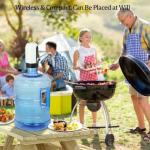 Food Grade Material Bottled Water Dispenser Pump With Android USB Rechargeable