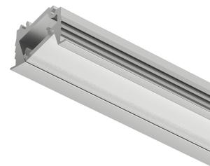 Display LED Aluminium Profile For LED Strip Lights Recess Mounting