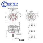RS25 Band Switchgear With Rated Power Of AC 125V 0.3A/AC 250V 06A