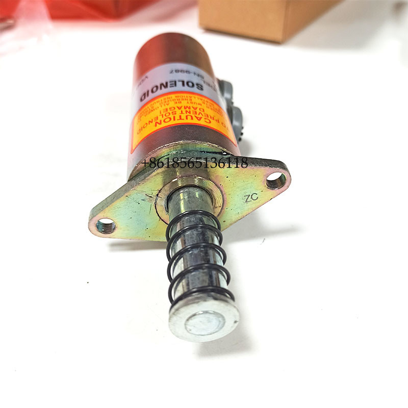 Fuel Solenoid 6N9987 6N-9987 24V for CAT 3208 Series Engine