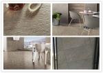 Grey Color Marble Look Ceramic Floor Tile Anti Bacterial 10 Mm Thickness