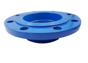 Quality PN10 PN16 PN 25Ductile Iron Joints Pudddle Flange DN80 - DN2000 Blue Color wholesale